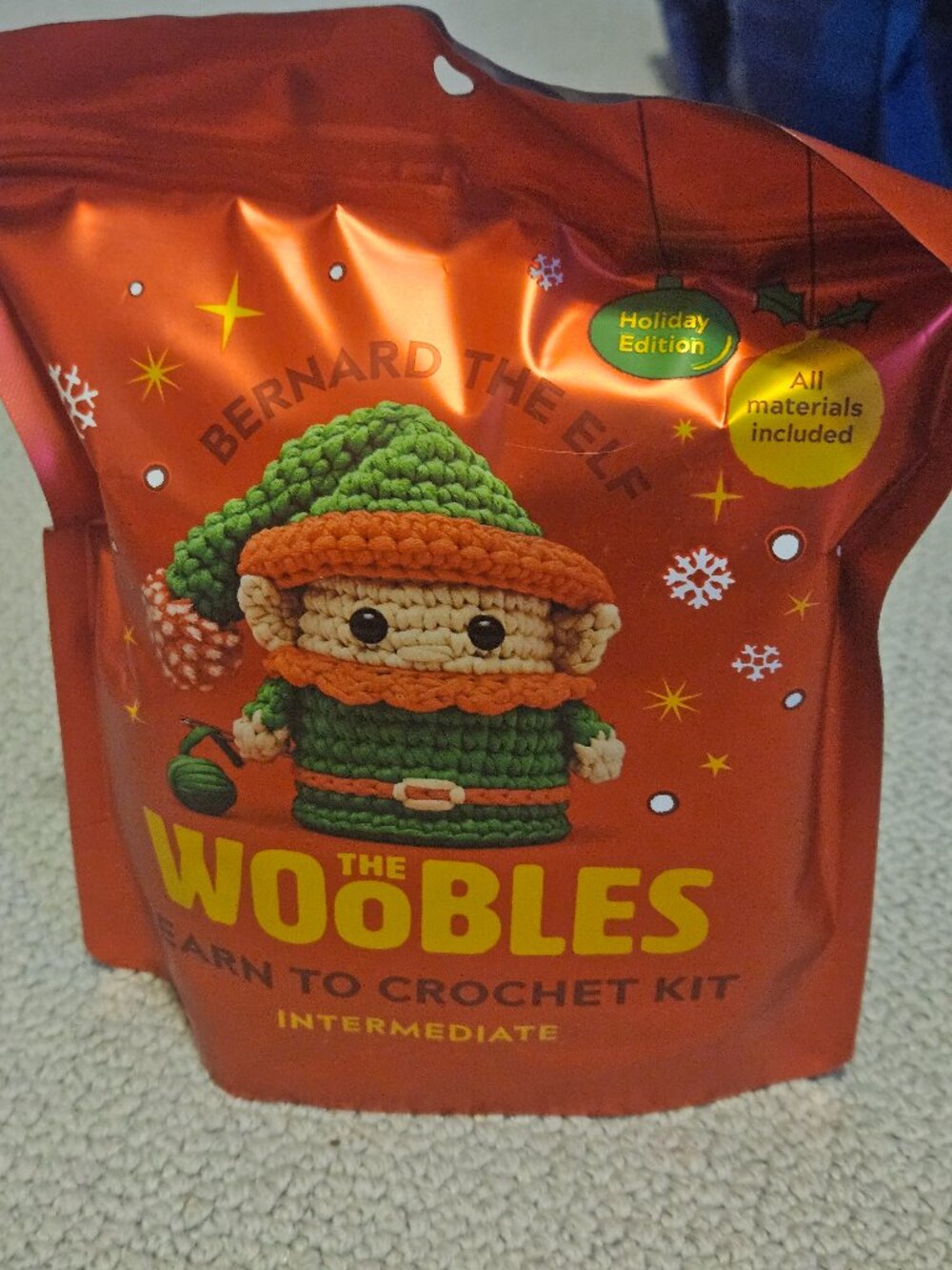 Crochet Kit - Bernard the Elf